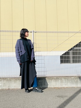 「OSMOSIS（オズモーシス）のアイテム」を使った、OSMOSIS大分 ORIEさん（レディース・170cm）の春コーディネート