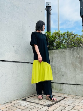 「アイテム（ワンピース/ドレス）」を使った、OSMOSIS大分 ORIEさん（レディース・170cm・40代）の秋コーディネート