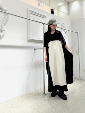 「アイテム（ワンピース/ドレス）」を使った、OSMOSIS大分 ORIEさん（レディース・170cm）の夏コーディネート