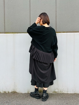 「アイテム（ワンピース/ドレス）」を使った、OSMOSIS大分 ORIEさん（レディース・170cm・40代）の冬コーディネート
