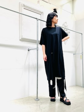 「OSMOSIS（オズモーシス）のアイテム」を使った、OSMOSIS大分 ORIEさん（レディース・170cm）の春コーディネート