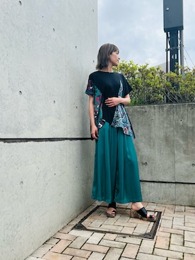「ootd」｜OSMOSIS大分 ORIEさん（レディース・170cm）の夏コーディネート
