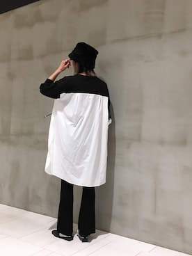 「アイテム（パンプス）」を使った、OSMOSIS大分 ORIEさん（レディース・170cm）の秋コーディネート