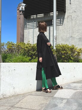 「アイテム（ワンピース/ドレス）」を使った、OSMOSIS大分 ORIEさん（レディース・170cm・40代）の春コーディネート