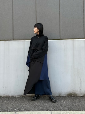 「OSMOSIS（オズモーシス）のアイテム」を使った、OSMOSIS大分 ORIEさん（レディース・170cm）の春コーディネート