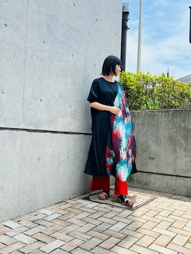 「アイテム（ワンピース/ドレス）」を使った、OSMOSIS大分 ORIEさん（レディース・170cm・40代）の秋コーディネート