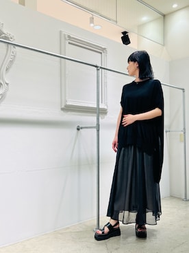 「OSMOSIS（オズモーシス）のアイテム」を使った、OSMOSIS大分 ORIEさん（レディース・170cm）の夏コーディネート