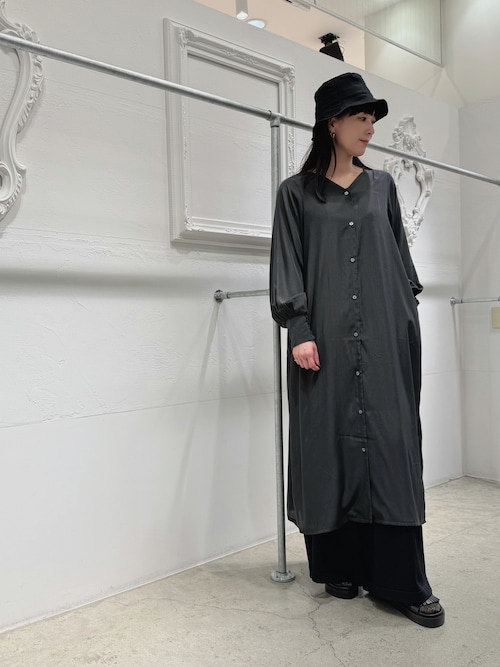 OSMOSIS オズモーシス 2WAY ツイストスリーブ ワンピース 洗濯機可