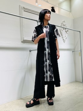 「OSMOSIS（オズモーシス）のアイテム」を使った、OSMOSIS大分 ORIEさん（レディース・170cm）の夏コーディネート