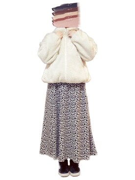 「Green　Parks（グリーンパークス）のアイテム（その他アウター）」を使った、pana＊さん（レディース・157cm）の冬コーディネート