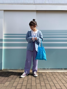 「CANAL JEAN（キャナルジーン）のアイテム（その他アウター）」を使った、airi0111xxさん（レディース・161cm）の秋コーディネート