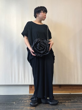 「gomme（ゴム）のアイテム（ワンピース/ドレス）」を使った、gommeさん（レディース・156cm）の春コーディネート