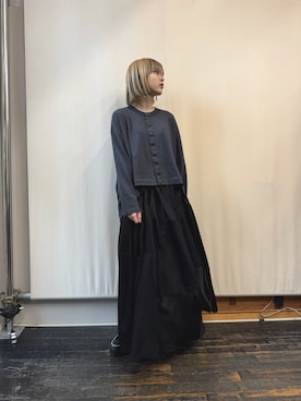 「gomme（ゴム）のアイテム」を使った、gommeさん（レディース・164cm）の秋コーディネート