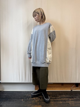 「gomme（ゴム）のアイテム」を使った、gommeさん（レディース・164cm）の冬コーディネート