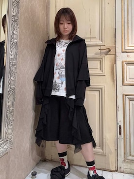 「gomme（ゴム）のアイテム」を使った、gommeさん（レディース・152cm）の秋コーディネート