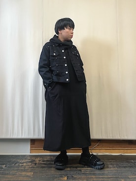 「スタッズ」｜gommeさん（レディース・156cm）の秋コーディネート