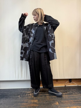 「gomme（ゴム）のアイテム」を使った、gommeさん（レディース・164cm）の秋コーディネート