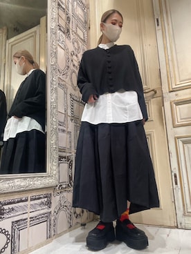 「gomme（ゴム）のアイテム」を使った、gommeさん（レディース・161cm）の秋コーディネート