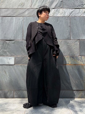 「gomme（ゴム）のアイテム」を使った、gommeさん（レディース・156cm）の夏コーディネート