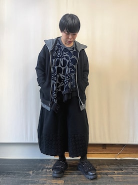 「gomme（ゴム）のアイテム」を使った、gommeさん（レディース・156cm）の秋コーディネート