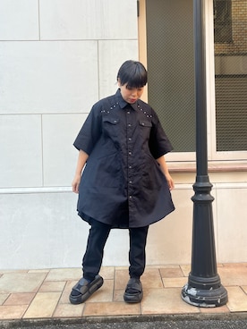 「gomme（ゴム）のアイテム」を使った、gommeさん（レディース・156cm）の冬コーディネート