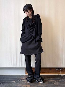 「gomme（ゴム）のアイテム」を使った、gommeさん（レディース・164cm）の秋コーディネート
