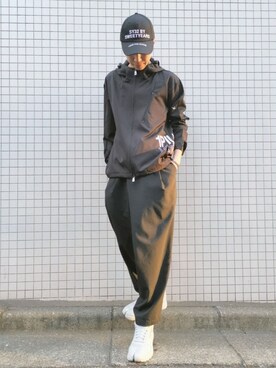 「1piu1uguale3 RELAX（ウノピュウノウグァーレトレリラックス）のアイテム（パーカー）」を使った、MKさん（メンズ・175cm）の夏コーディネート