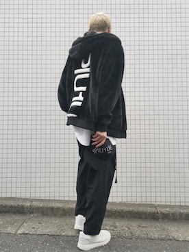 「1piu1uguale3 RELAX（ウノピュウノウグァーレトレリラックス）のアイテム（ブルゾン）」を使った、MKさん（メンズ・175cm）の秋コーディネート
