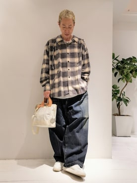 「ajew（エジュー）のアイテム」を使った、MKさん（メンズ・175cm）の秋コーディネート