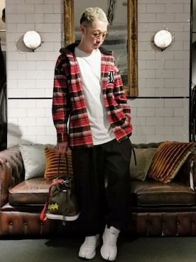 「STUD MUFFIN（スタッドマフィン）のアイテム」を使った、MKさん（メンズ・175cm）の秋コーディネート