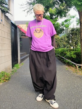 「JUSTINE CLENQUET（ジュスティーヌクランケ）のアイテム（ネックレス）」を使った、MKさん（メンズ・175cm）の夏コーディネート