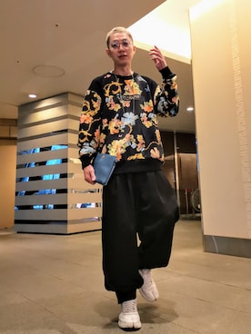 「アイテム（ボディバッグ/ウエストポーチ）」を使った、MKさん（メンズ・175cm）の秋コーディネート