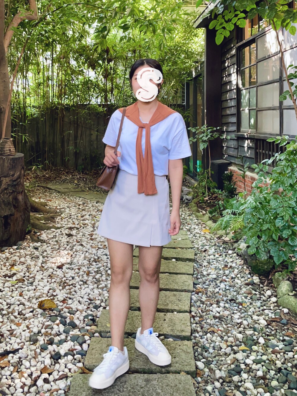 「初夏コーデ、New Balance、UNIQLO、春、春夏コーデ、ct302」｜「NEW BALANCEの＜New Balance＞CT302 スニーカー（スニーカー、ホワイト系）」を使った、Luke&Stopnessさん（レディース・161cm）の春コーディネートの1枚目の写真