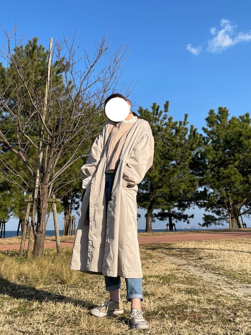 mystic リボンワンピコート 今から大活躍♡リボンワンピコート♡ - mystic(ミスティック