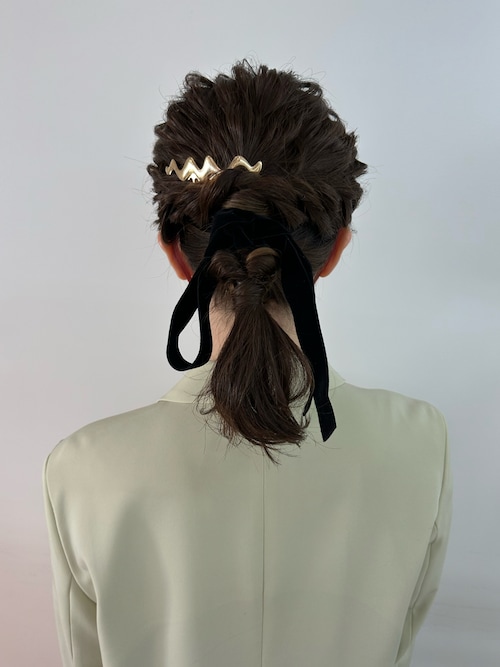 グリーン系ポニーフック&ヘアゴムセット 楽天市場】ポニーフック リボン（カラーグリーン）の通販
