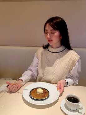 「ランチコーデ」｜ERIKAさん（レディース・164cm・20代）の冬コーディネート