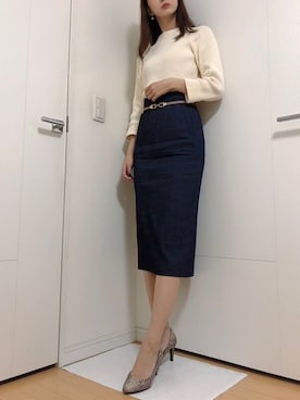 「ketty（ケティ）のアイテム」を使った、たまんさん（レディース・168cm）の冬コーディネート