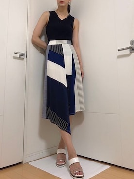「next（next）のアイテム」を使った、たまんさん（レディース・168cm）の夏コーディネート
