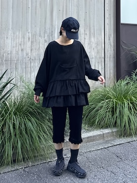 「etsinta（エシンタ）のアイテム」を使った、yumiさん（レディース・165cm）の秋コーディネート
