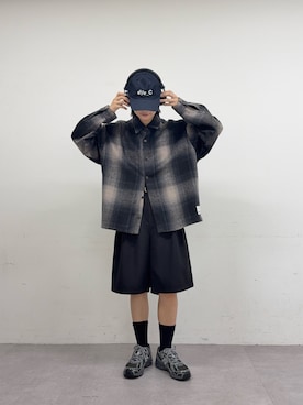 「DISCUS（ディスカス）のアイテム」を使った、yumiさん（レディース・165cm）の夏コーディネート