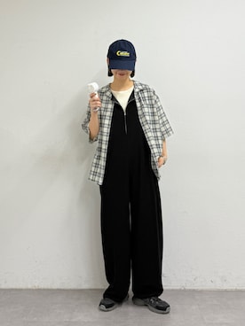 「CIAOPANIC TYPY（チャオパニックティピー）のアイテム（帽子）」を使った、yumiさん（レディース・165cm）の春コーディネート