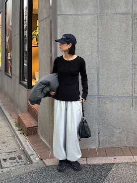 「骨格ナチュラル」｜yumiさん（レディース・165cm）の冬コーディネート