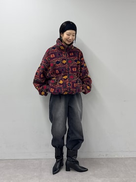 「CIAOPANIC TYPY（チャオパニックティピー）のアイテム（ジャケット/アウター）」を使った、yumiさん（レディース・165cm）の秋コーディネート