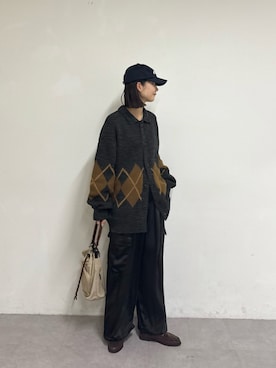 「アイテム（トートバッグ）」を使った、yumiさん（レディース・165cm・20代）の冬コーディネート