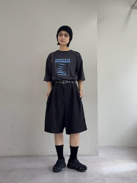 「CIAOPANIC TYPY（チャオパニックティピー）の【ユニセックス】3WAYメッシュバック（トートバッグ）」を使った、yumiさん（レディース・165cm）の春コーディネート
