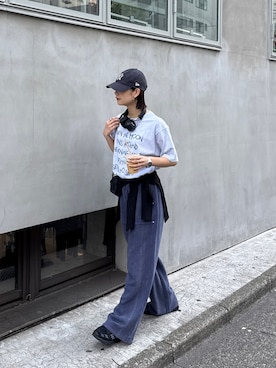 「CIAOPANIC TYPY（チャオパニックティピー）のアイテム（パンツ）」を使った、yumiさん（レディース・165cm）の春コーディネート