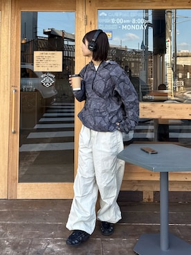 「アノラック」｜yumiさん（レディース・165cm）の春コーディネート