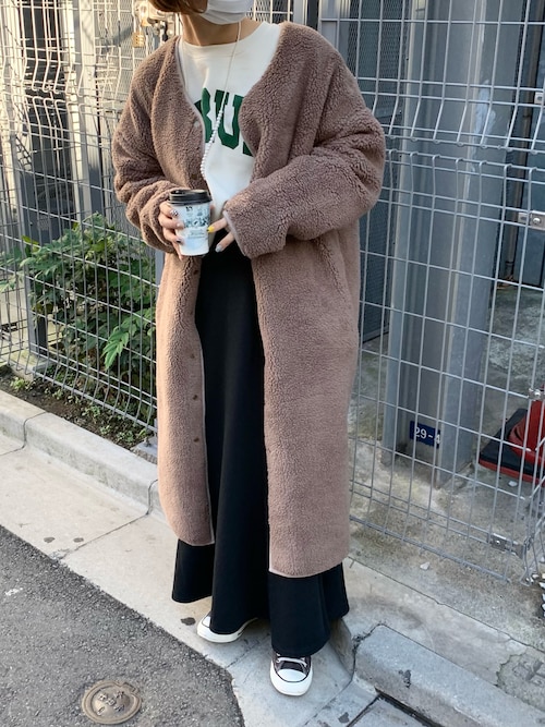 Ciaopanic Typyyumiさんのノーカラーコートを使ったコーディネート Zozotown