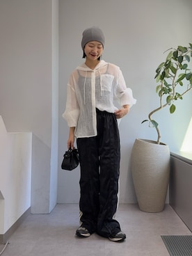 「etsinta（エシンタ）のアイテム」を使った、yumiさん（レディース・165cm）の春コーディネート