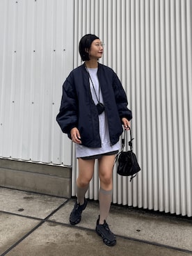 「CIAOPANIC TYPY（チャオパニックティピー）のアイテム（ジャケット/アウター）」を使った、yumiさん（レディース・165cm）の秋コーディネート
